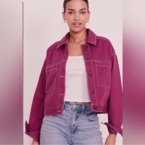Old Navy Women's Utility Jacket in Pink